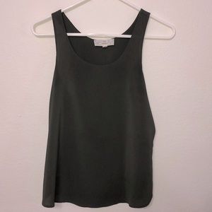 Army green tank top